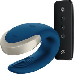 Satisfyer Double Love Blue App Controlled Vibrator