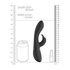 Vive Cato - Pulse G-spot Rabbit - Black-thumb-1