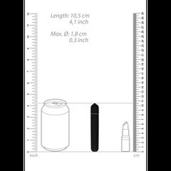 Bullet Vibrator - Extra Long - Black-thumb-3