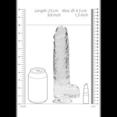 Realistic Dildo with Balls - 9"/ 23 cm-thumb-2