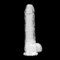 Realistic Dildo with Balls - 9"/ 23 cm-thumb-5