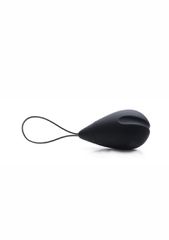 10X Silicone Vibrating Egg - Black-thumb-4