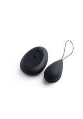 10X Silicone Vibrating Egg - Black