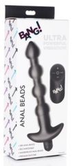 Vibrating Silicone Anal Beads & Remote Control - Black-thumb-5