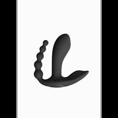 Kata - Pulse Wave & Vibrating Double Penetration Vibrator - Black