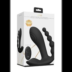 Kata - Pulse Wave & Vibrating Double Penetration Vibrator - Black-thumb-6