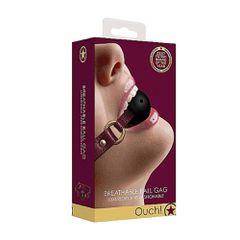 Ouch Halo - Breathable Ball Gag - Burgundy