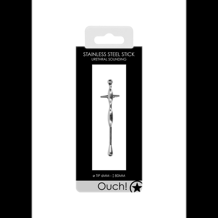Ouch Urethral Sounding - Metal Stick