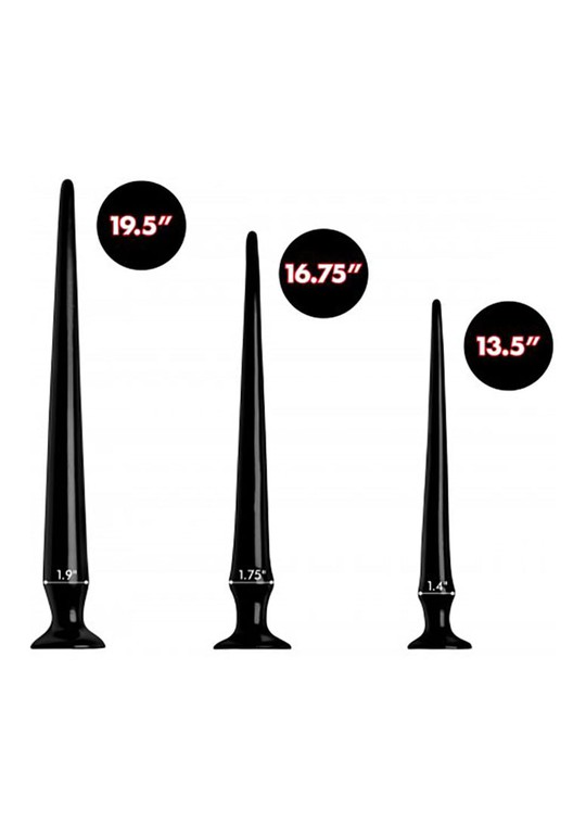 Slim Tapered Anal Hose Training Set