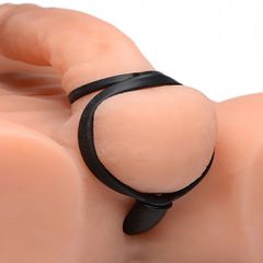 Inflatable Silicone Anal Plug + Cock & Ball Ring-thumb-5