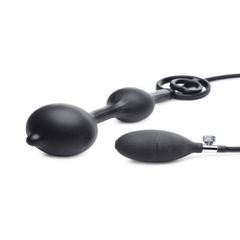 Inflatable Silicone Anal Plug + Cock & Ball Ring-thumb-4