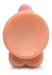 POP 7.5" Dildo with Balls - Light-thumb-6