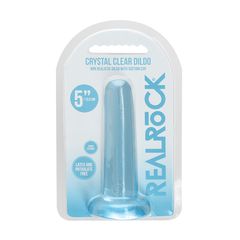 Non Realistic Dildo with Suction Cup Blue-thumb-2