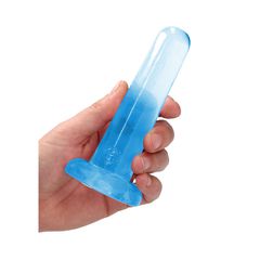 Non Realistic Dildo with Suction Cup Blue