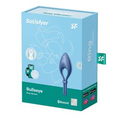 Satisfyer Bullseye Ring - Blue App Controlled-thumb-1
