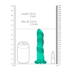 RealRock Non Realistic Dildo with Suction Cup 17cm