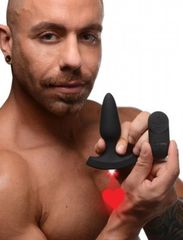 Laser Heart Small Anal Plug w/ Remote Control-thumb-5