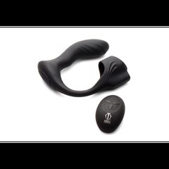 Silicone Prostate Plug with Cockring and Remote Control-thumb-2