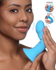 XR Brands 10X Squeezable Vibrating Dildo-thumb-1