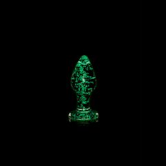 Glass Butt Plug - Glow in the Dark - Small-thumb-4