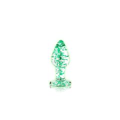 Glass Butt Plug - Glow in the Dark - Small-thumb-1
