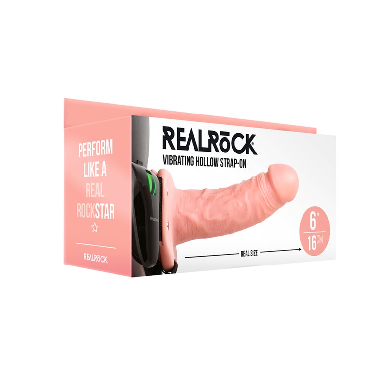 Vibrating Hollow Strap-On without Balls