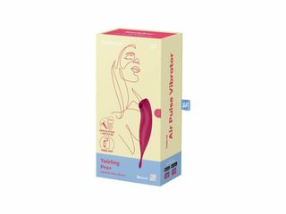 Twirling Pro Connect App - Dark Red Clitoral Vibrator