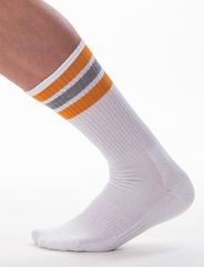 Barcode Berlin ME-TIME Socks White-Orange-thumb-1
