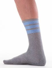 Barcode Berlin ME-TIME Grey-Blue Socks