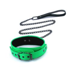 Ns Novelties Electra Collar - Leash Green