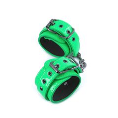 Ns Novelties Electra Wrist Cuffs Green