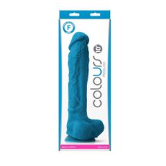 Colours - Pleasures - 10" Dildo - Blue-thumb-1