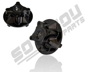 ΓΡΑΝΑΖΙΕΡΑ CNC ΑΝΟΔΕΙΩΜΕΝΗ YAMAHA CRYPTON X 135/T110/S115 ΜΑΥΡΗ ΜΕ ΤΣΙΜΟΥΧΑ ΚΑΙ ΡΟΥΛΕΜΑΝ
