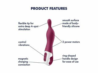 Satisfyer A-Mazing 1 Berry Vibrator-thumb-2