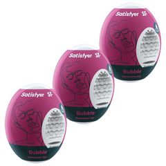 Satisfyer Masturbator Egg Bubble 3pcs