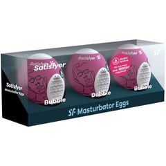Satisfyer Masturbator Egg Bubble 3pcs-thumb-1