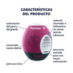 Satisfyer Masturbator Egg Bubble 3pcs-thumb-3