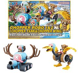 ONE PIECE - Chopper Robot 1&2 (Chopper Tank & Chopper Wing) -Model Kit-thumb-0