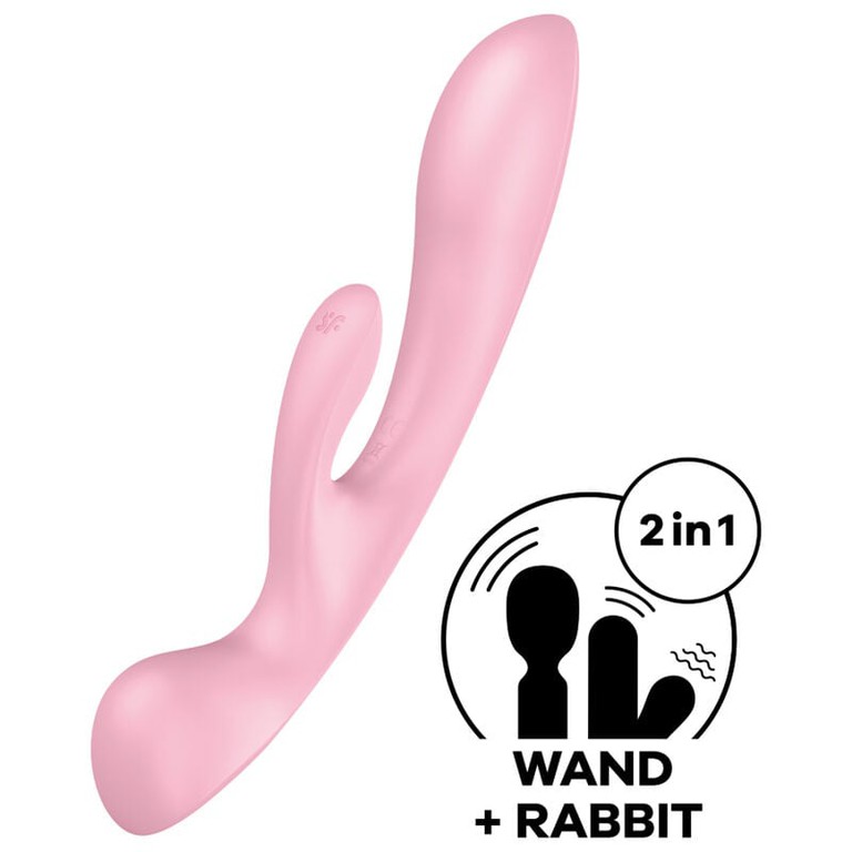 Satisfyer Triple Oh Multi Rabbit Vibrator Pink