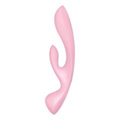 Satisfyer Triple Oh Multi Rabbit Vibrator Pink-thumb-2