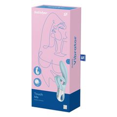 Satisfyer Touch Me Rabbit Vibrator Blue-thumb-1