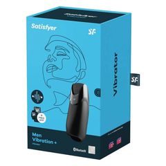 Satisfyer Masturbator Men Vibration Black App Controlled-thumb-1