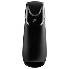 Satisfyer Masturbator Men Vibration Black App Controlled-thumb-2