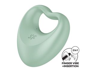 Satisfyer Perfect Pair 3 Vibrating Penis Ring Green-thumb-1