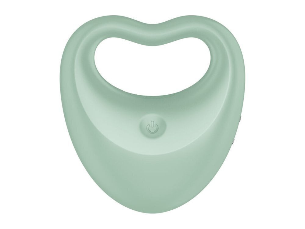 Satisfyer Perfect Pair 3 Vibrating Penis Ring Green