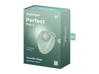 Satisfyer Perfect Pair 3 Vibrating Penis Ring Green-thumb-2