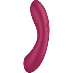 SATISFYER - CURVE TRINITY 1 AIR PULSE VIBRATION RED-thumb-8