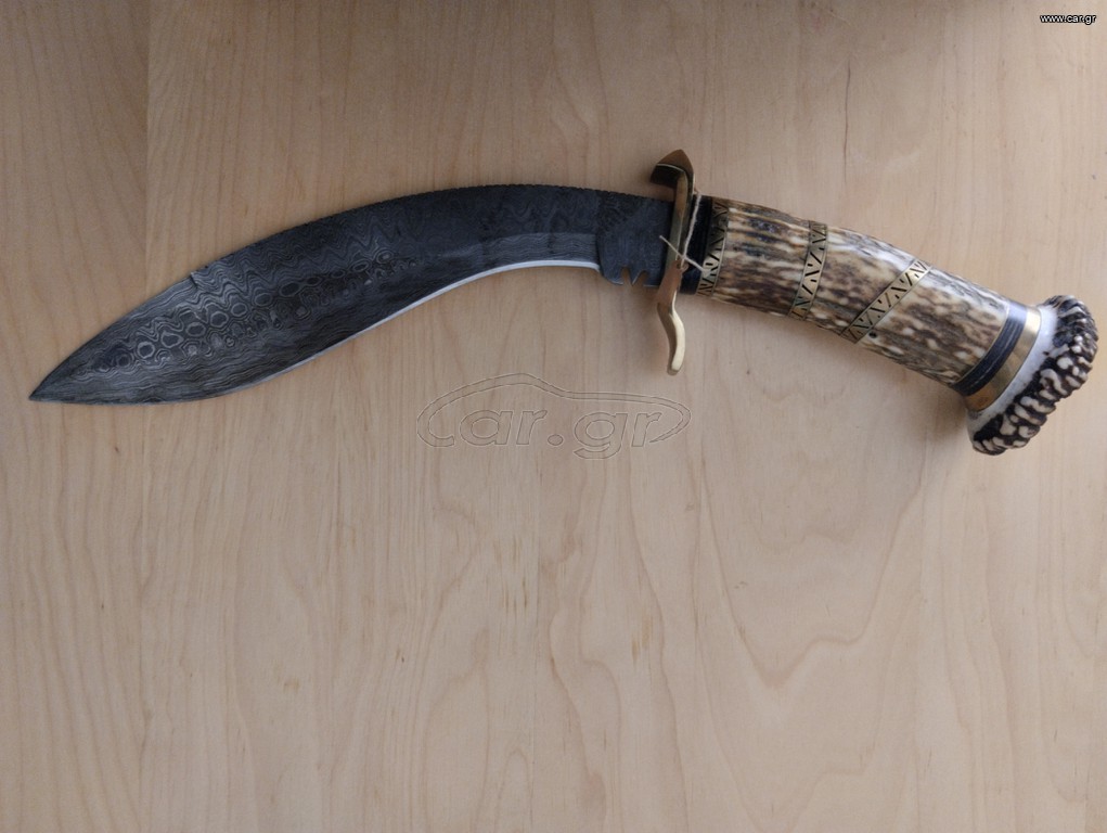 Μαχαίρι δαμασκού τύπου kukri.