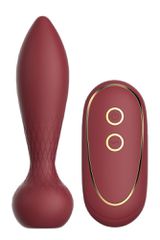 Anal Plug Romy Romance Remote Control 10 Vibration Modes Red Silicone