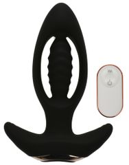 Anal Plug Expension Remote Control 9 Vibration Modes USB Silicone